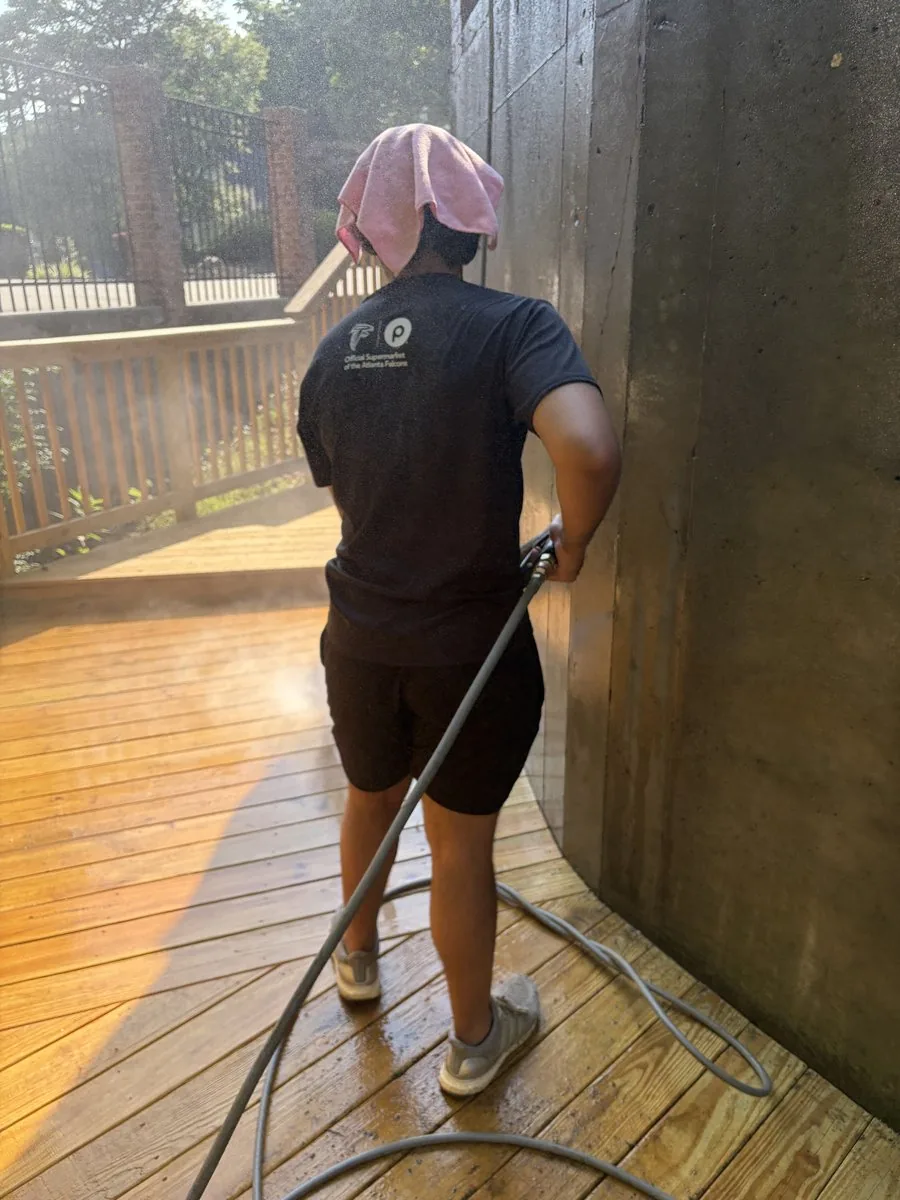 Deck cleaning Cumming GA