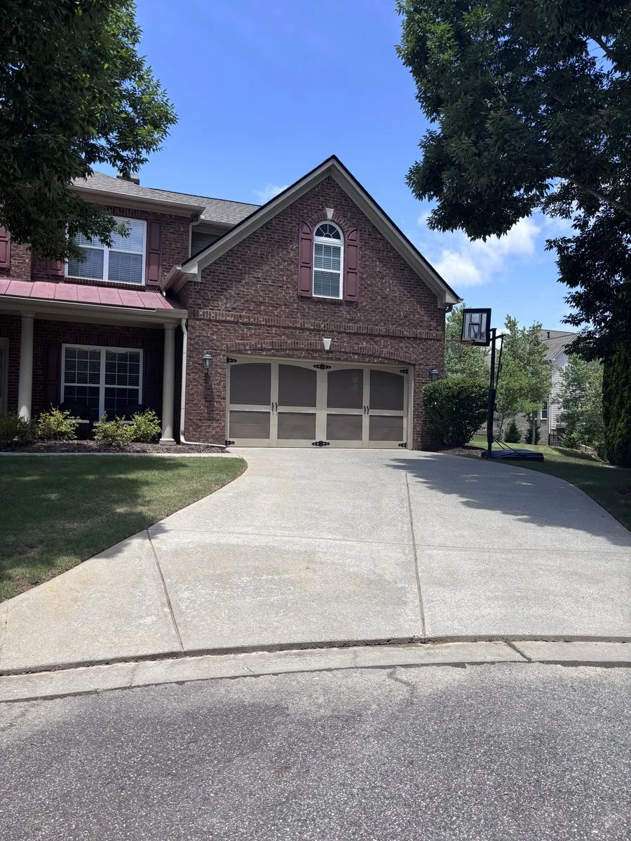 Finished window cleaning result in Cumming, GA